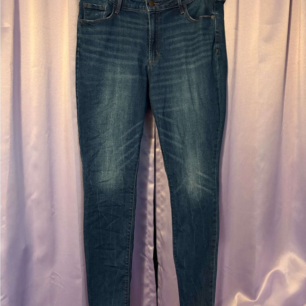 Old Navy Women's Deep Blue Skinny Jeans
